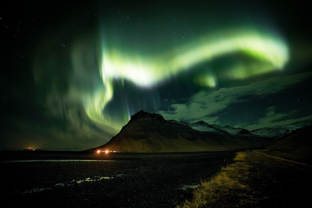 Polarlicht auf Island